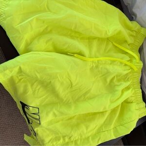 Nike Lime Green Swim Shorts